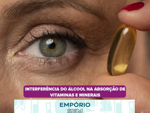 álcool na absorção de vitaminas e minerais