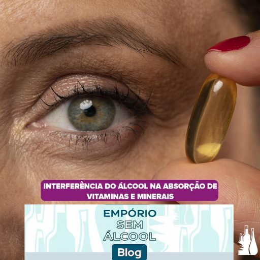 álcool na absorção de vitaminas e minerais